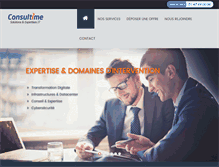 Tablet Screenshot of consultime.com